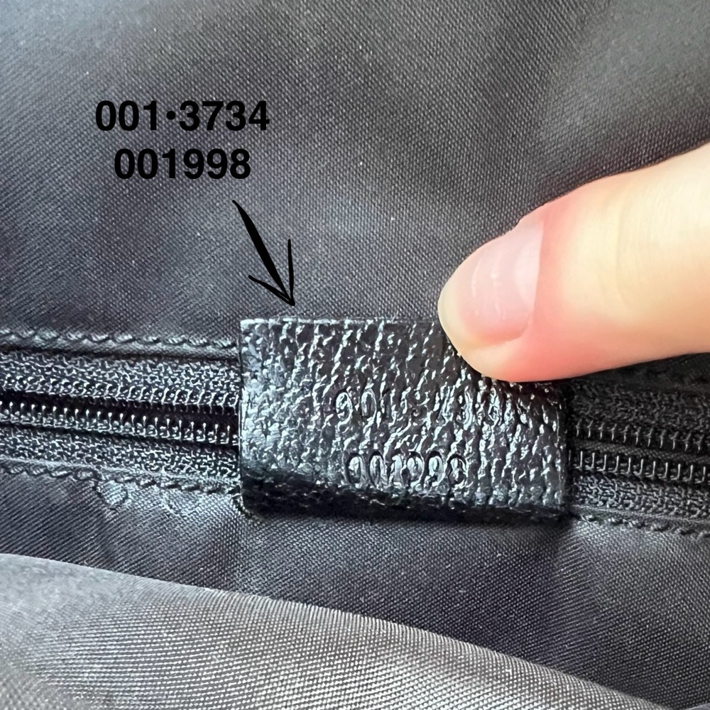 Gucci Jackie Shoulder Bag Nylon Leather - Picture 9 of 9
